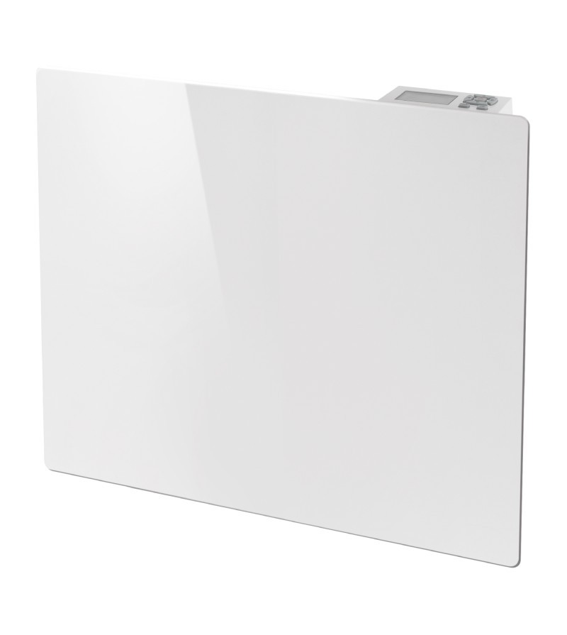 Radiator electric, montare perete, 1000W, termostat electronic, ecran LCD, functie de supraincalzire, 54 x 44 x 9.45 cm - imagine 3